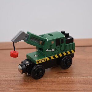 Dock Cargo Crane Rare Thomas & Friends Wooden Railway Engine Trains 2003 VTG